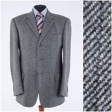 Mens Italian Tweed Jacket 44L