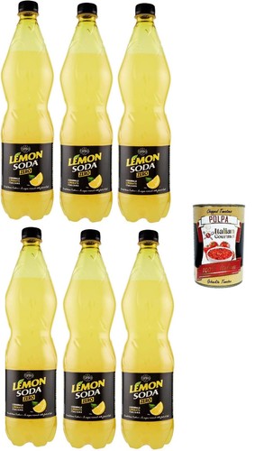 Lemonsoda zero pet 6x1lt - lemonsoda,