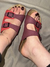 Sandaletten Getragen