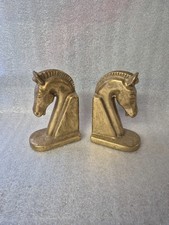 Buchstütze in Form eines Pferdekopfes