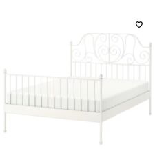 Metallbett 140x200 weiß 