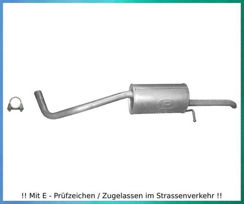 Endschalldämpfer skoda fabia - endschalldämpfer,