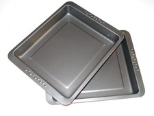 2x CHG Bratform Auflaufform Antihaftbeschichtung Backform Backblech  28,5x23x4cm