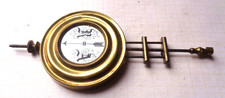 Antikes gebrauchtes Pendel für Regulator Freischwinger  93,7 g, Länge 16.5 cm
