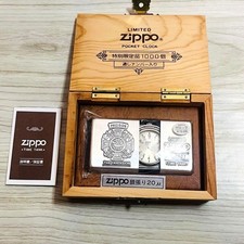ZIPPO Taschenuhr Nr 0001 Sterling Silber unbenutzt selten Limited Edition