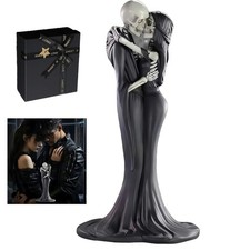 Skelett-Paar-Figur, schwarzes