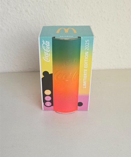Coca cola regenbogenglas 2025 - coca,