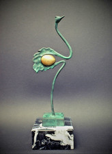 Bronze Skulptur „ Strauß