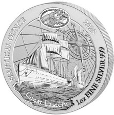 Silbermünze Ruanda 50 Francs