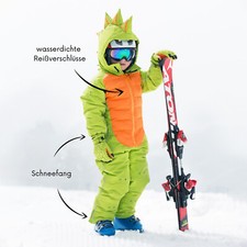 Flashy Stars ® Schneeanzug Dinoanzug  Dino Skianzug, Kinder Skibekleidung