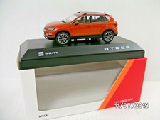 SEAT ATECA MODELLAUTO 1:43 MASSSTAB SAMOA ORANGE 6H1099300GAO NEU ORIGINAL