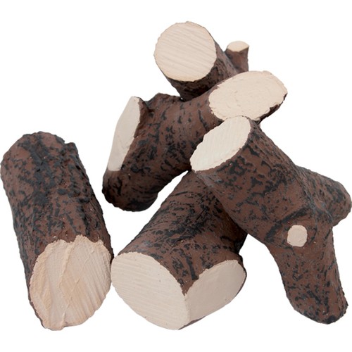 Keramik holzscheite deko - keramik,