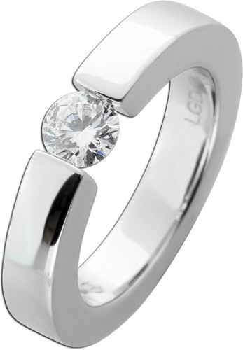 Brillant spannring 50ct - spannring, 0.50ct