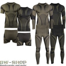 MILITÄR FUNKTIONSUNTERWÄSCHE PERFORMANCE LANG / KURZ BW UNTERHEMD + UNTERHOSE