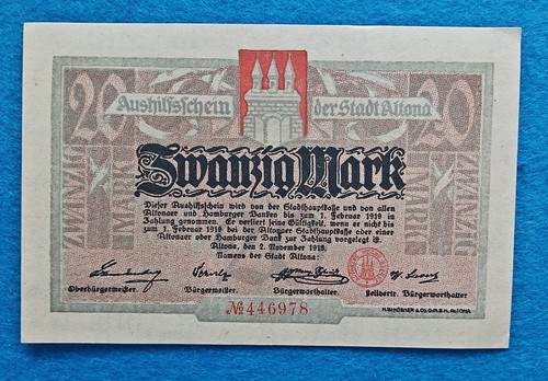222 notgeld stadt - notgeld,