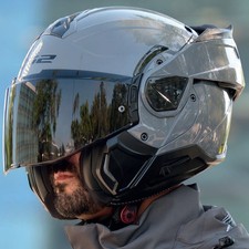 LS2 Klapphelm Advant II Solid Nardo Grau FF910 Motorrad Helm Integralhelm Glanz