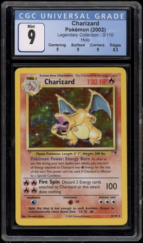 Charizard 110 holo legendary - 3/110,