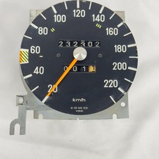 Mercedes W123 Tacho Tachometer Kombiinstrument 4 Gang VDO 220kmh 1235421301