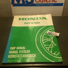 Honda MTX 50  S  1982 C  Zusatz Werkstatthandbuch Reparaturanleitung Handbuch