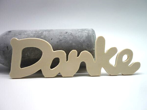 Schriftzug danke dekoration - schriftzug,