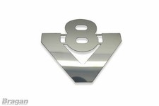 Chrom Abzeichen V8 Für Scania