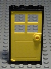 Lego Door 1x4x6 Black with