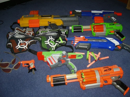 Nerf spielzeugpistole - nerf, 7x