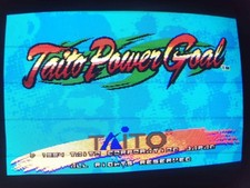 vintage " TAITO POWER GOAL "  arcade pcb org. TAITO F3,  jamma,