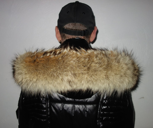 Kojote pelz kapuze kragen xxl - kojote,
