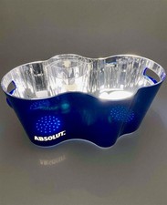 Absolut Vodka LED Akku Flaschenkühler  Wellig Neu Wave Eisbox XXL beleuchtet Bar