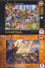 ?2 Schmidt Puzzle ?1000 Teile*The Lion King * Hundewahnsinn* Kinkade