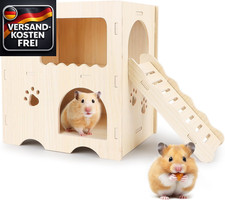 Hamsterhaus Holz 2 Etagen mit