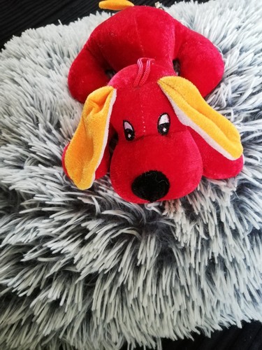 Plüschtier hund liegend ca - plüschtier,