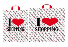 Tragetaschen,Plastiktüten, Tüte,Plastiktaschen, Tüten mit Schlaufen