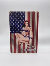 Blechschild Stars & Stripes