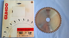 GUHDO HM Präzisions- Kreissägeblatt D190 ,d 30 mm, B= 3,0 mm, Z 48, gebraucht