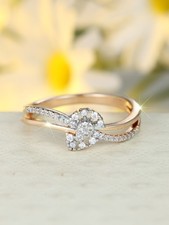 Minimalistischer Luxus Ring