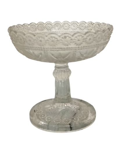 Vintage glas schale mit - glas,