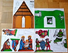 Weihnachtskrippe papier pappe - weihnachtskrippe,