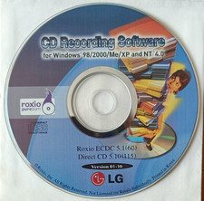 CD Roxio Recording Software LG