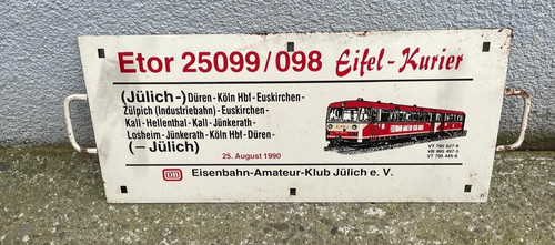 Zuglaufschild etor - 2/3,