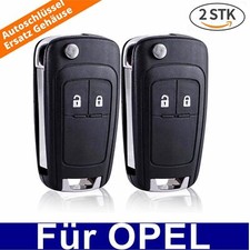 2X Auto Ersatz Klappschlüssel