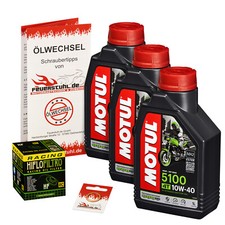 Honda CBR 1000 RR Fireblade (SC59) 08-16, RACING Ölfilter + MOTUL 5100 Öl 10w40