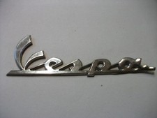 Vespa Schriftzug Emblem Chrom