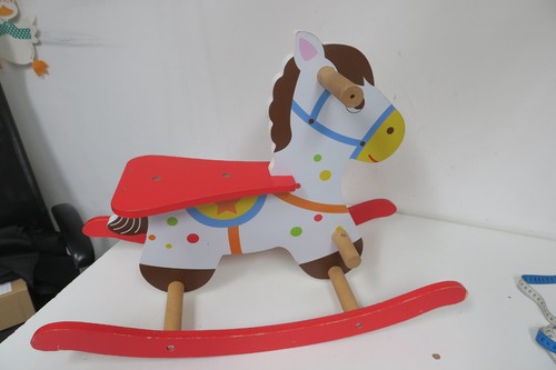 Buntes kinder schaukelpferd - ,