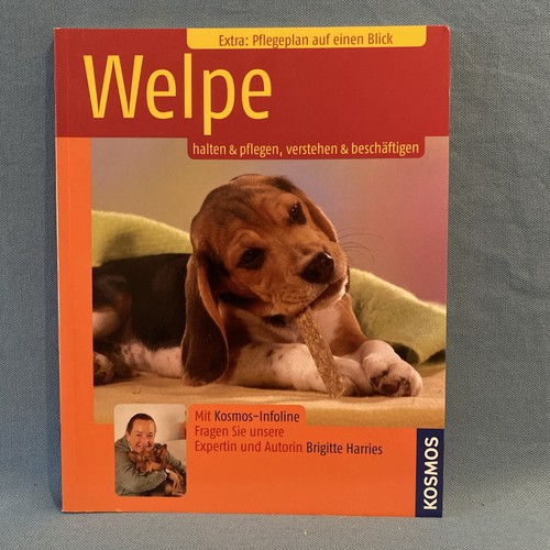 Welpe halten und - , pflegen