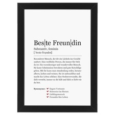 Kunstdruck Bild Deko Din A4 Poster Wandbild für Wohnzimmer Schlafzimmer Geschenk