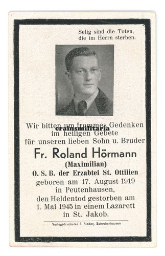 Orig sterbebild geistliche - orig.,