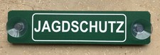 ALU-Schild mit Saugnapf
