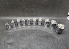 Vigor by Hazet 10-tlg Steckschlüssel Einsatz Set 3/8" Nusssatz 10 - 19 mm Nüsse